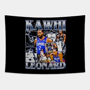 Kawhi Leonard Retro Bootleg Tapestry