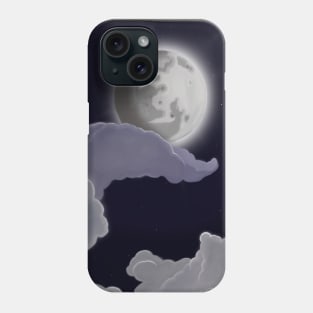 To the moon and back Phone Case