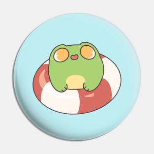 Frog on a Float Pin