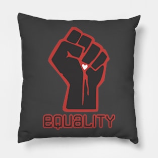 Equality Through Love Pillow