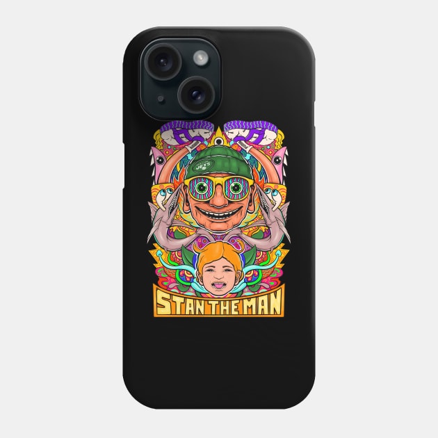 Stan The Man design by Voodoo Salad Phone Case by Elevated Focusion 