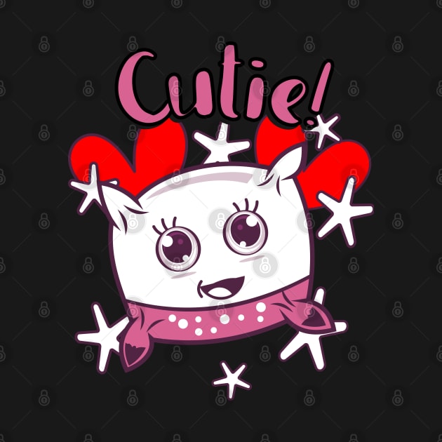 Cutie Kawaii Pillow Character by A T Design