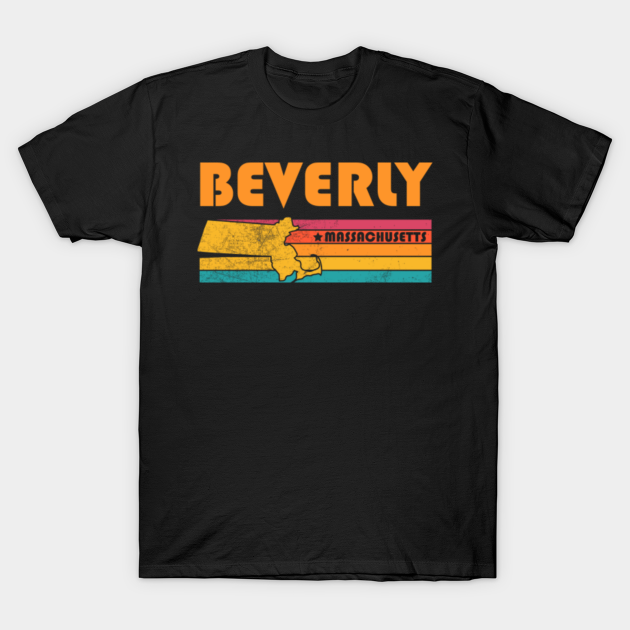 Beverly Massachusetts Vintage Distressed Souvenir - Funny - T-Shirt