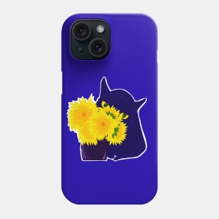 A bouquet of dandelions for a cat Phone Case