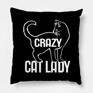 Crazy Cat Lady Pillow