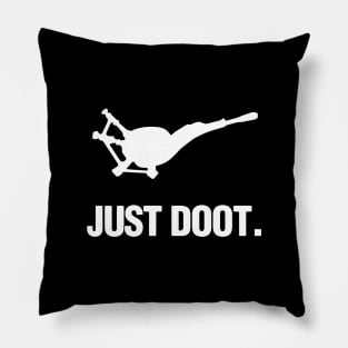 JUST DOOT. - WHITE Pillow