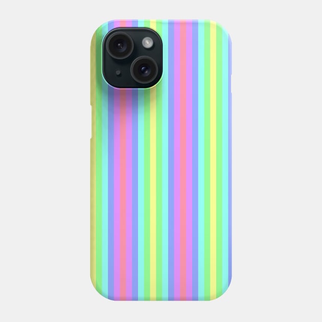 Horizontal Rainbow Stripes Phone Case by saradaboru