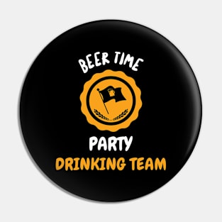 BEER PARTY TIME Pin