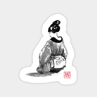geisha cooking Magnet