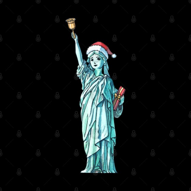 Santa Lady Liberty by AquarellChill