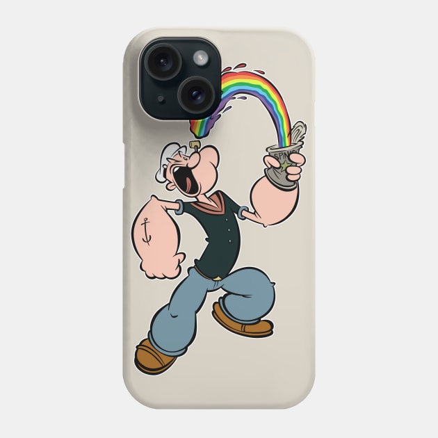 Taste the Rainbow (outlined) Phone Case by westinchurch