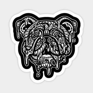 Drippy English Bulldog Magnet