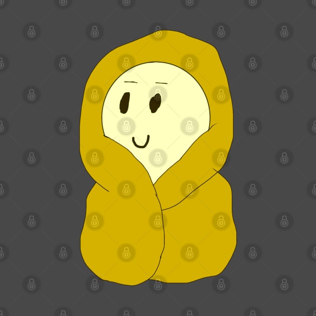 Guy in a Yellow Blanket by Usagicollection