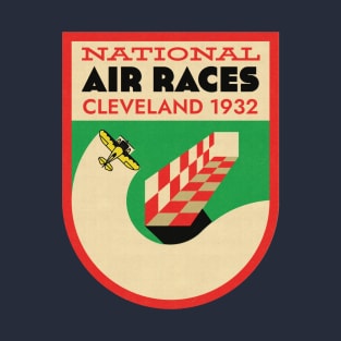 National Air Races Cleveland 1932 Vintage Badge T-Shirt