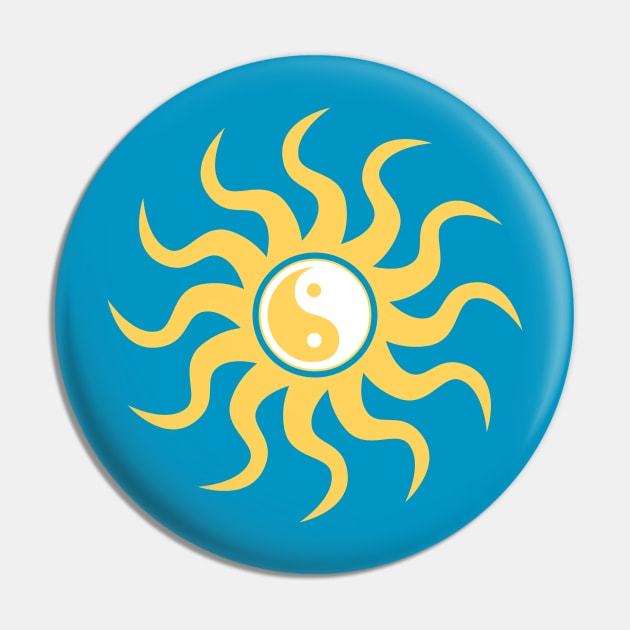 Yin yang sunshine Pin by Gaspar Avila