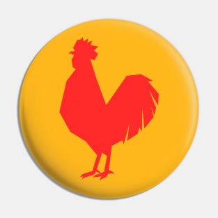 Red Rooster Pin