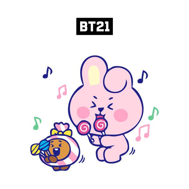 bt21 bts exclusive design 99 by Typography Dose