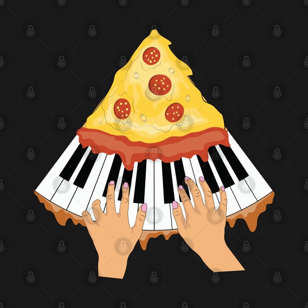 pizza and piano by ArticArtac