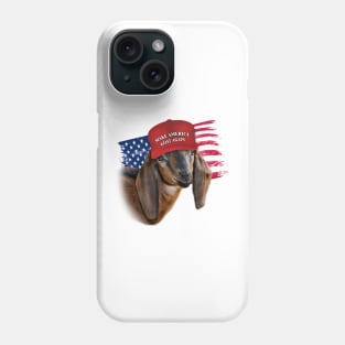 Make America GOAT Again Nubian Kid Goat Phone Case