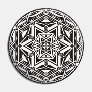 "Between Worlds" Mandala Pin