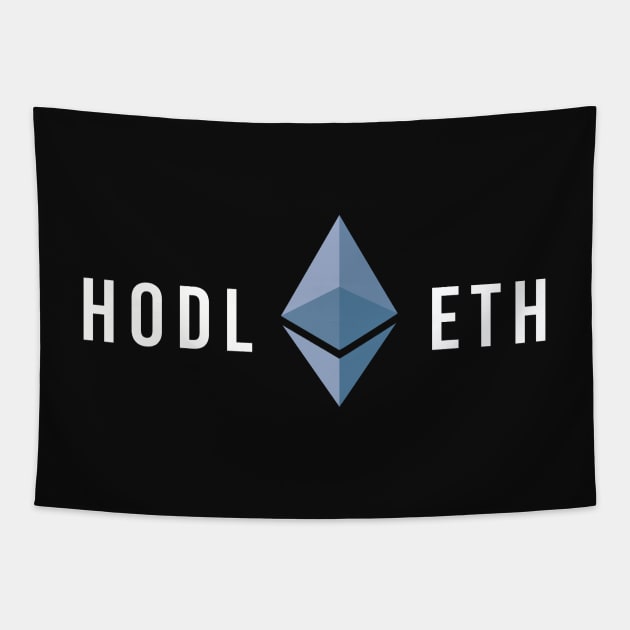 HODL ETH Tapestry by mangobanana