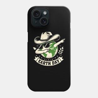 American Cow Boy Style Hat Costume Dabbing Earth Day Phone Case