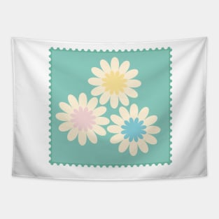 Daisies — Mulit Colored Tapestry