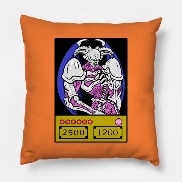 Summoned Skull Card Pillow by CalebLindenDesign