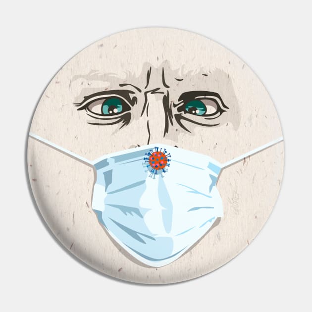 Coronavirus Pin by Sauher