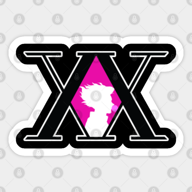 Hunter X Hunter Logo Hisoka Version Hunter X Hunter Aufkleber Teepublic De