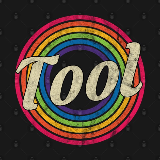 Tool - Retro Rainbow Faded-Style by MaydenArt