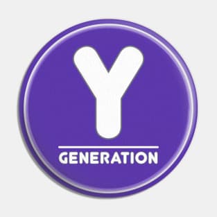 Generation Y • Millennials Pin