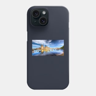 Caernarfon Castle Panorama, Wales, UK Phone Case