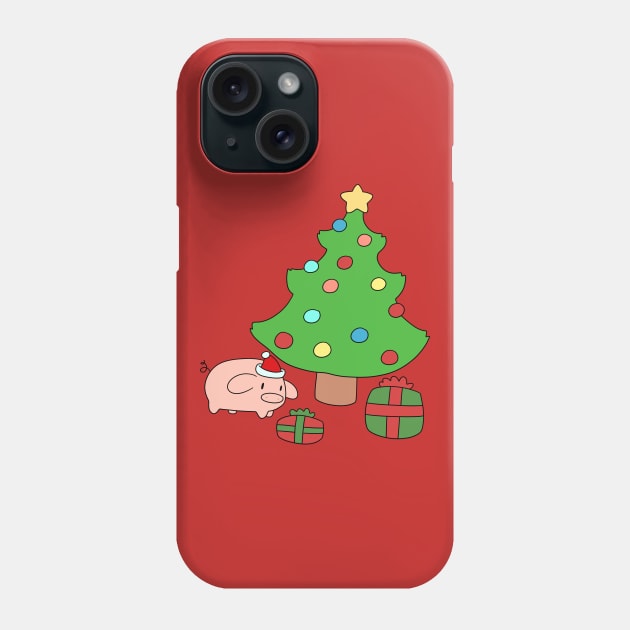 Christmas Piggy Phone Case by saradaboru