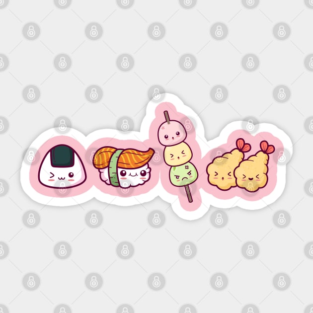 Cute Kawaii Food Stickers