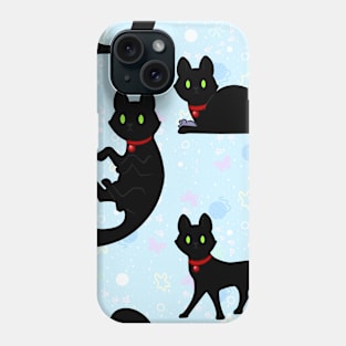 A Black Cat Called Snowy Phone Case