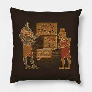 Hieroglyph Chat App by Tobe Fonseca Pillow