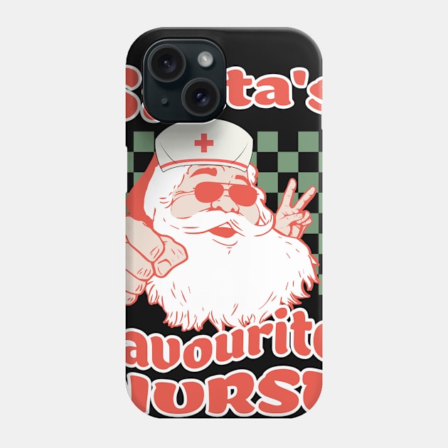 Santa's Favorite Nurse Phone Case by VisionDesigner