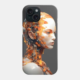 Female AI Android Phone Case