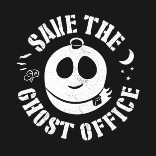 Save The Ghost Office - Funny Halloween Ghost Postal Pun T-Shirt