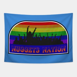 Nuggets Nation Denver Basketball Colorado Tapestry