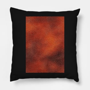 Imitation leather, natural and ecological leather print #7 Pillow