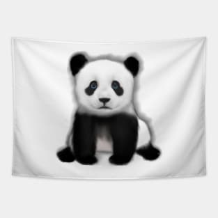 Cute Panda Drawing Tapestry