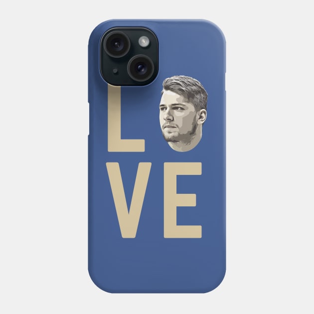 Luka Doncic Love Phone Case by slawisa