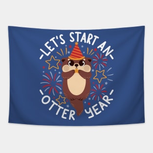 An Otter Year Tapestry