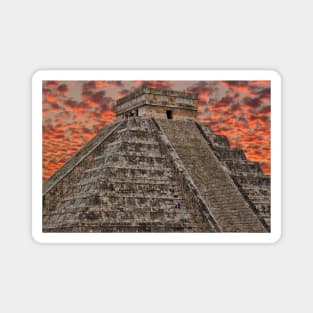 El Castillo. Chichen Itza. Mexico Magnet