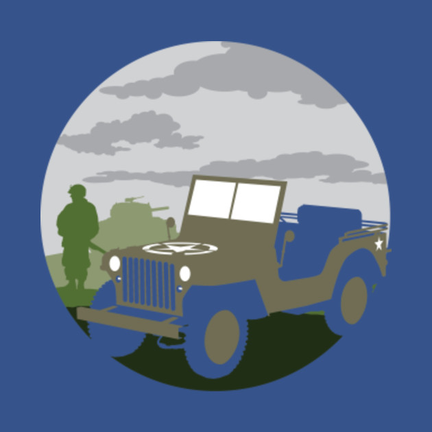 Disover Jeep WWII - Jeep - T-Shirt