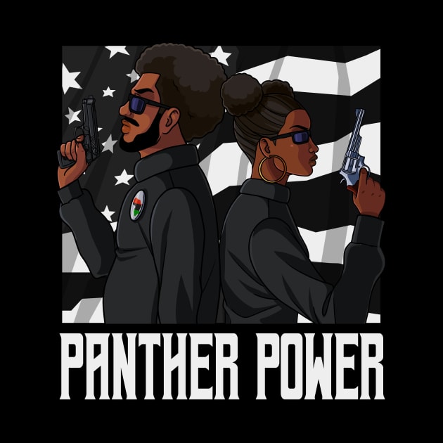 Black Panther Party Panther Power by Noseking