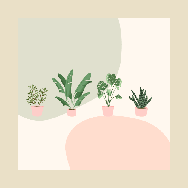 minimalistic plants by CITROPICALL