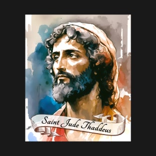 St Jude Thaddeus - Catholic Church Saints Religious Gift T-Shirt